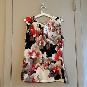 Calvin Klein Floral Tank NWT
